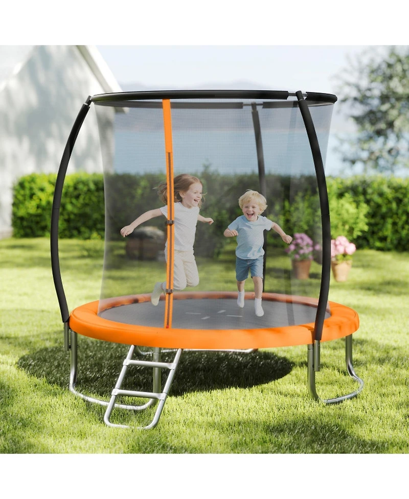 Sugift 8feet Heavy-Duty Recreational Outdoor Trampoline