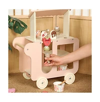 Bruce & Shark Wooden Ice Cream Truck Toy Set, Ages 3+