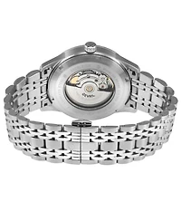 Gevril Men's Swiss Made Excelsior Swiss Automatic Silver Stainless Steel Bracelet Watch