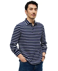 Tommy Hilfiger Men's Waffle Stripe Polo Shirt