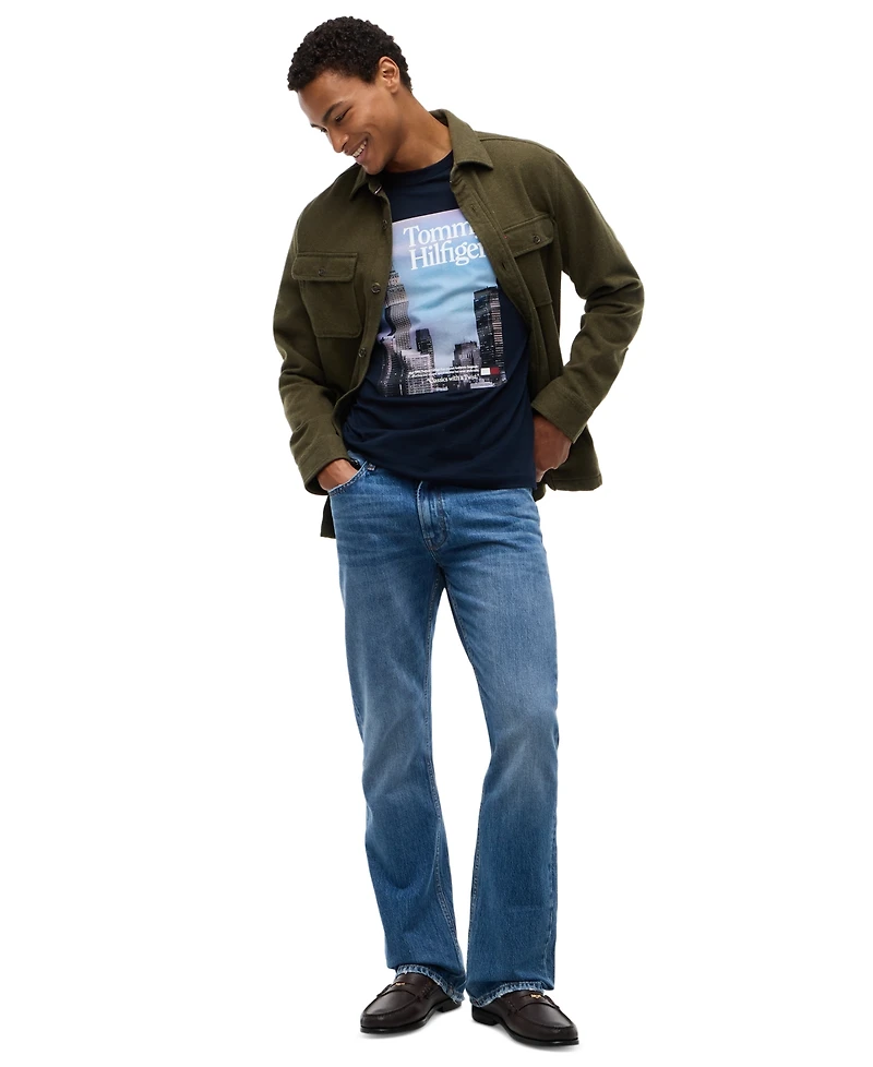 Tommy Hilfiger Men's Ny Landscape Photo T-Shirt