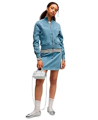Puma Women's Future.Puma.Archive Mini A-Line Washed-Twill Skirt