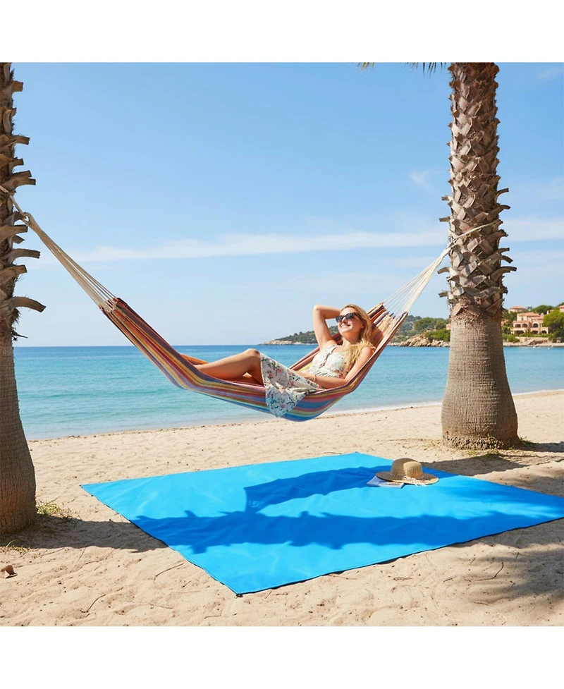 Piscifun Sandproof Waterproof Lightweight Foldable Picnic Blanket Outdoor Camping Mat For Beach Park Lawn
