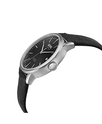 Gevril Men's Swiss Made Mulberry Swiss Automatic Italian Leather Strap Watch