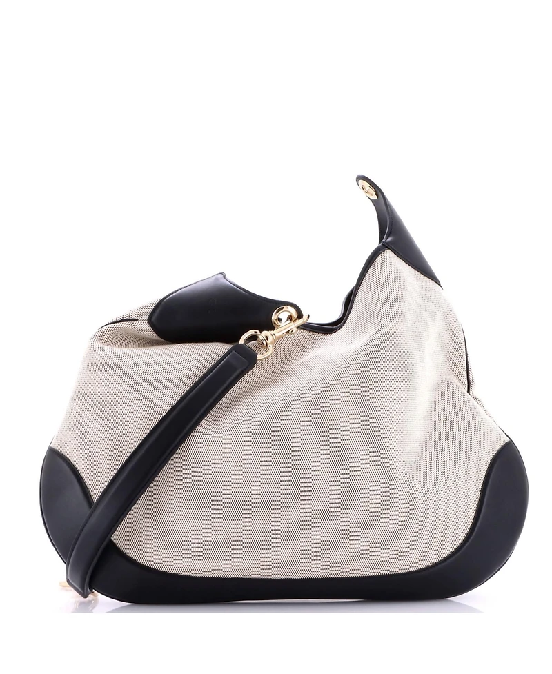 Pre-Owned Gucci Large B Shoulder Bag Canvas