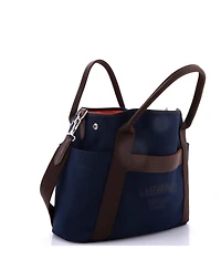 Pre-Owned Hermes Sac De Pansage Groom Handbag Canvas