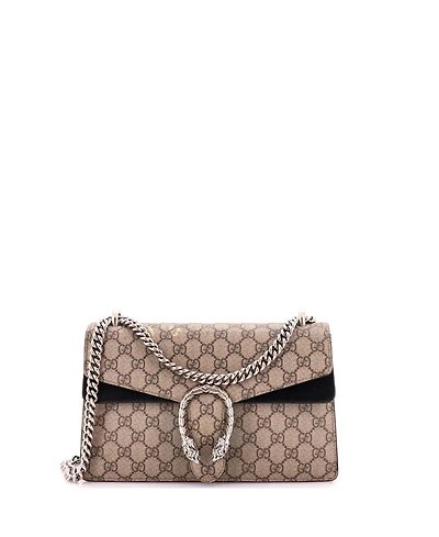 Pre-Owned Gucci Small Dionysus Bag Gg Coated Canvas