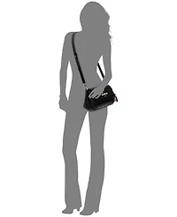 Guess Carmella Medium Flap Crossbody Handbag