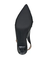 French Connection Women's Ruched Kitten Heel