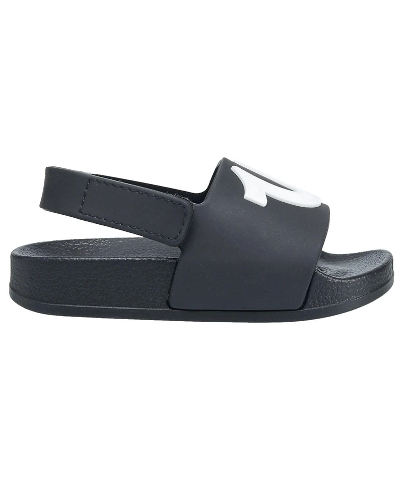 True Religion Little Boys 112 Horseshoe Logo Slide