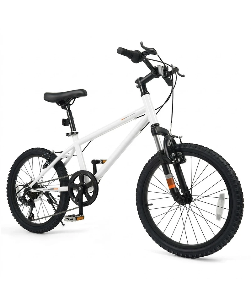 Sugift 20" & 24" Front-Suspension 6-Speed Mountain Bike, Ages 8+