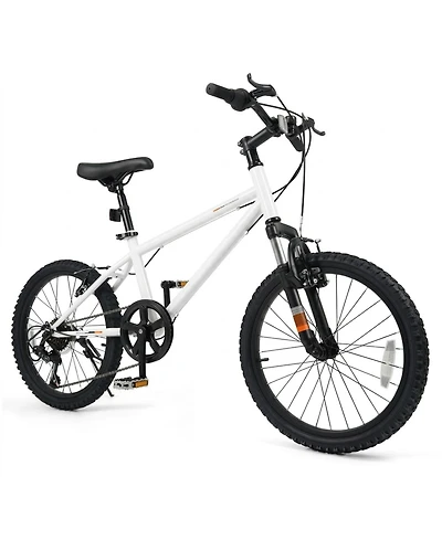 Sugift 20" & 24" Front-Suspension 6-Speed Mountain Bike, Ages 8+