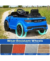 Sugift 12V Battery-Powered Ride-On Car with Remote Control, Ages 3+