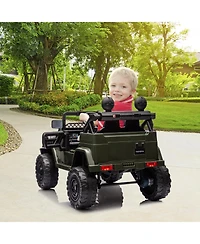 homfan Licensed Toyota Electric Ride On Truck with Remote Control and Led Lights, Up to 66 lbs, Ages 3+