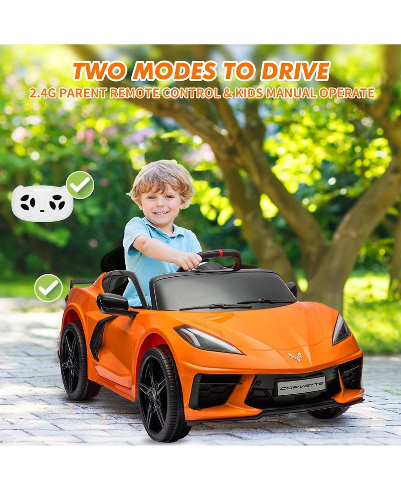 homfan Sports Coupe 12v Remote Control Electric Ride-On Car, 66 lb. Capacity, Ages 3+