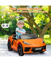 homfan Sports Coupe 12v Remote Control Electric Ride-On Car, 66 lb. Capacity, Ages 3+