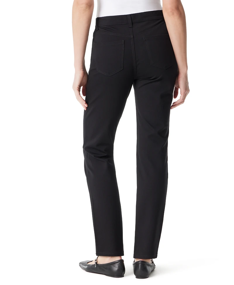 Gloria Vanderbilt Women's Amanda High-Waisted Straight Ponte Pants