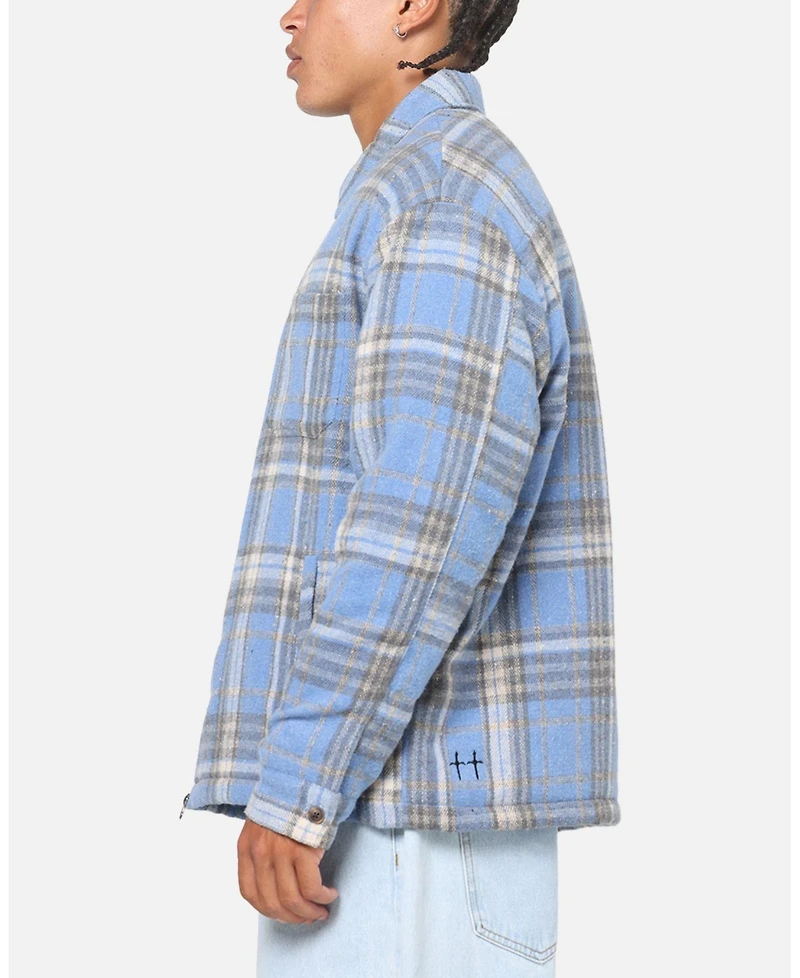 Saint Morta Men's Plaid Zip Jacket