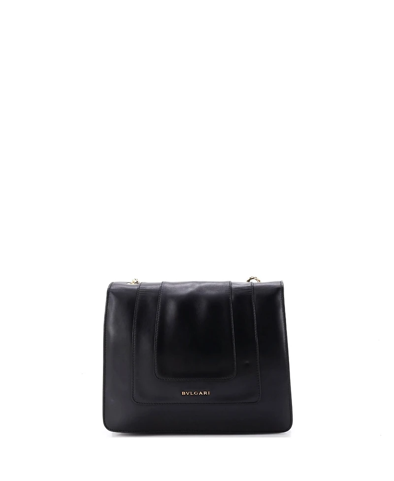 Pre-Owned Bvlgari Medium Serpenti Forever Square Shoulder Bag Leather