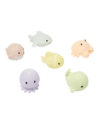 Sunnylife Sea Animal Water-Squirter Splash Toys, 6-Piece Set, Ages 3+