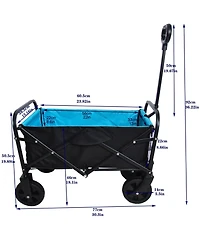 Mountaintop Folding Wagon Garden Shopping Beach Cart