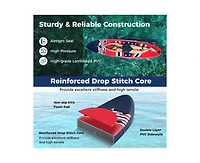 Hikeen Inflatable Paddle Board with Removable Fin and Backpack
