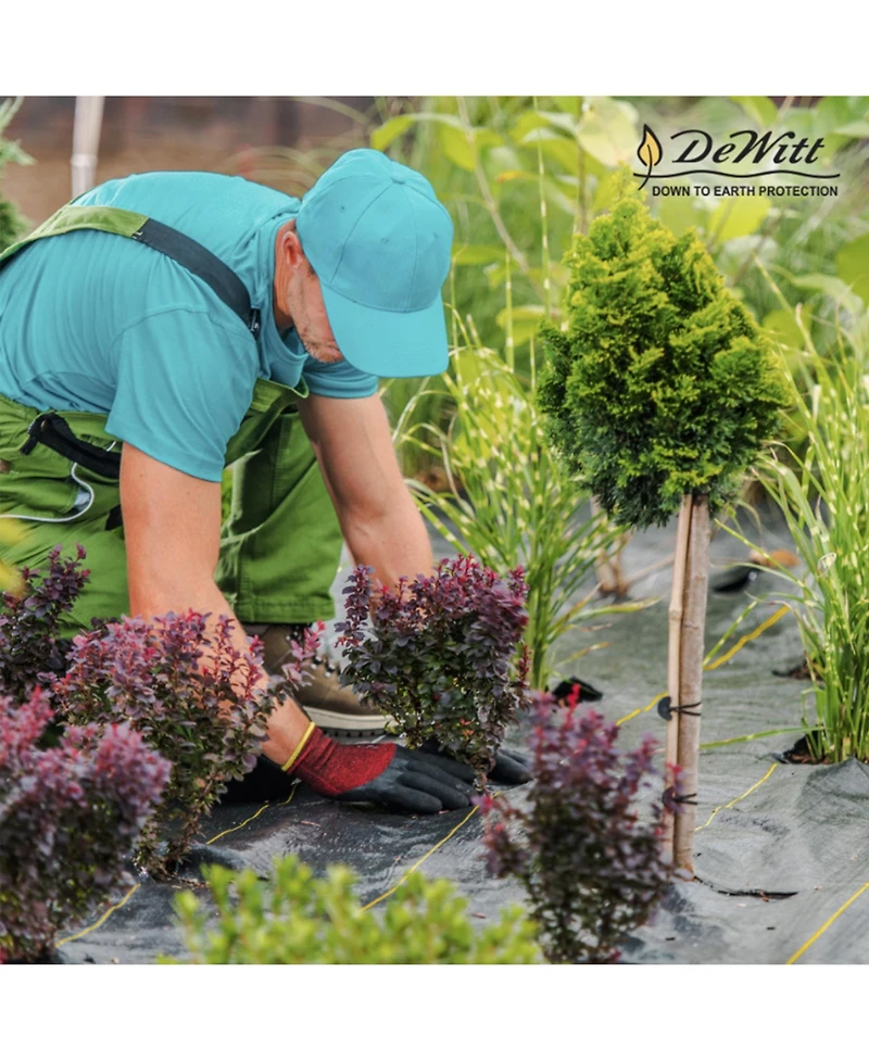DeWitt Company 3.2oz 4' x 100' Woven Weed Barrier Landscape Fabric Ground Cover