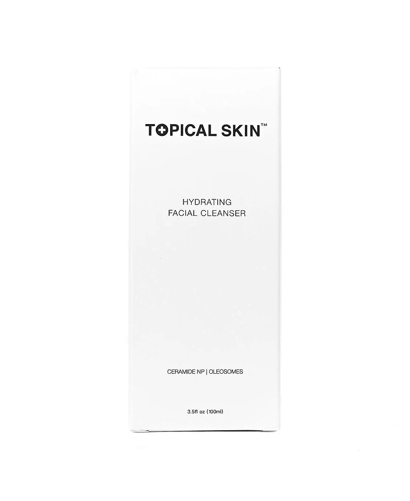 Topical Skin Hydrating Facial Cleanser With Oleosomes And Ceramide