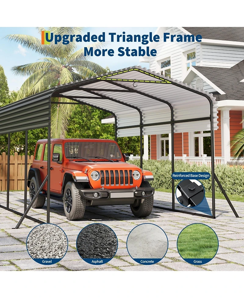 GarveeLife Metal Carport Shelter