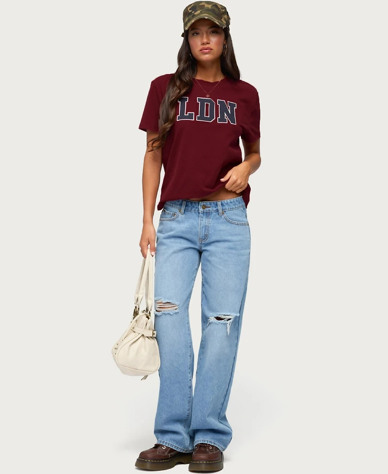 Edikted Women's Ldn Graphic Short-Sleeve T-Shirt