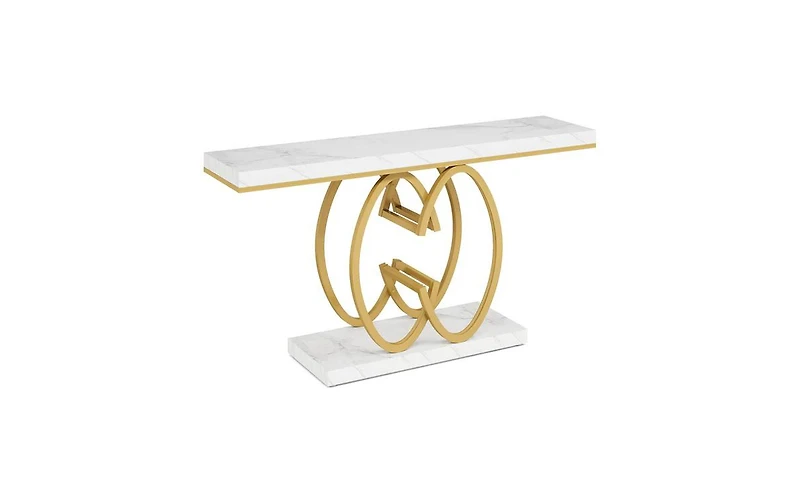 Slickblue 55" Narrow Console Table for Hallway or Sofa