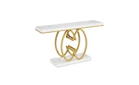 Slickblue 55" Narrow Console Table for Hallway or Sofa