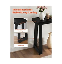 Slickblue Slim Console Table with Modern Design, Narrow Sofa Table for Entryway Hallway and Living Room