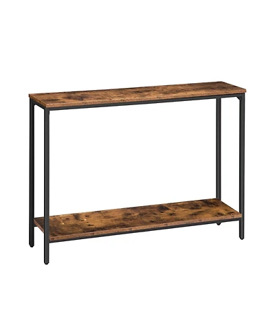 Slickblue Modern 47.2-Inch Narrow Entryway Table with Multi-Tier Shelves