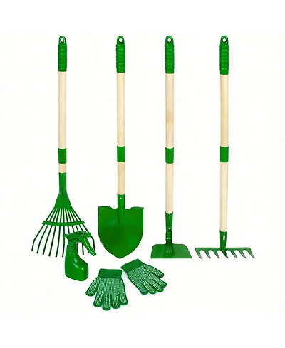 Xdovet Kids Gardening Tools Set Shovel Rake Hoe Yard Toys