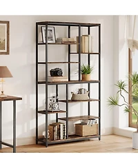Tribesigns 8-Tier 79 Inch Tall Bookshelf