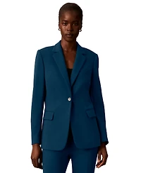 Calvin Klein Women's Notch Collar One-Button Jacket
