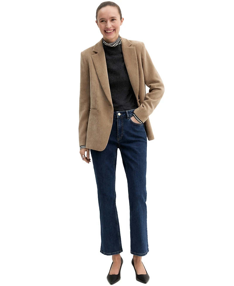 Emme Marella Women's Slim-Flare High-Rise Jeans