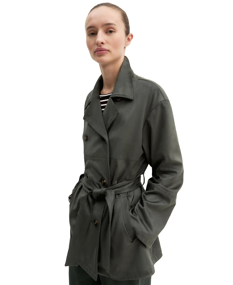 Emme Marella Women's Double-Breasted Belted Jacket