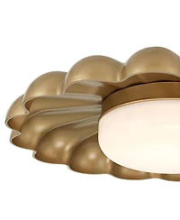 Possini Euro Design Possini Euro Braum 14" Led Flower Petal Ceiling Light