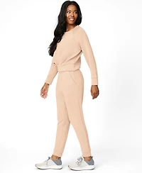 Cable & Gauge Women's Yummy Crewneck and Jogger Lounge Set