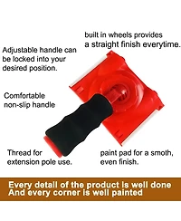Xdovet Edge Trimmer Replacement Pads Corner Wall Ceiling Tool