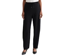 Jones New York Petite Pull-on Barrel-Leg Pants