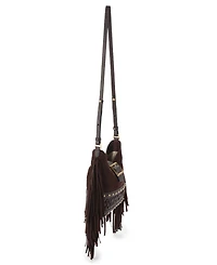 Brahmin Gwynne Small Suede Crossbody Handbag