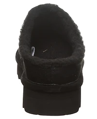 Bearpaw Women's Izzy Platform Suede Slip-On Clogs