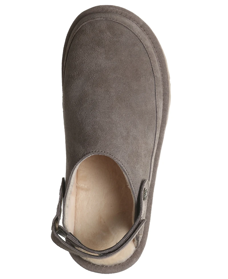 Bearpaw Women's Brooke Platform Suede Slip-On Clogs
