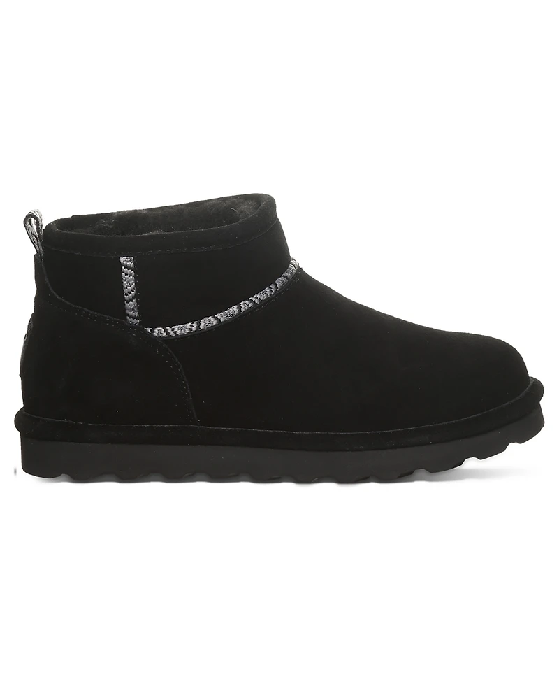 Bearpaw Women's Akira Webbing Tape Seam Pull-On Ankle Booties
