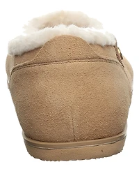 Bearpaw Women's Delphi Faux Fur Trim Ballet Flats
