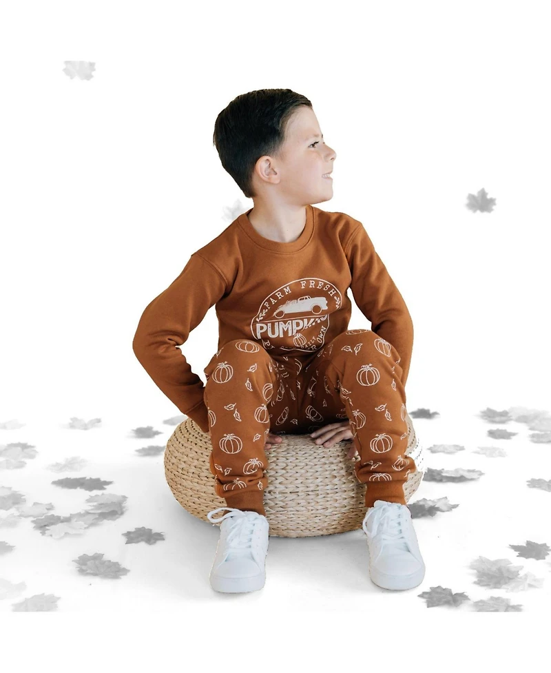 Sweet Wink Little Boys Farm Fresh Pumpkins Sweatshirt