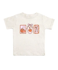 Sweet Wink Toddler Girls Pumpkin Cameo Short Sleeve T-Shirt